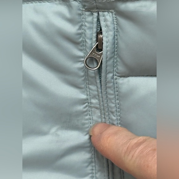 Eastern Mountain Sports Women’s Glacier Down Vest Cloud NWT Zipper Pockets Flaw - Picture 15 of 16